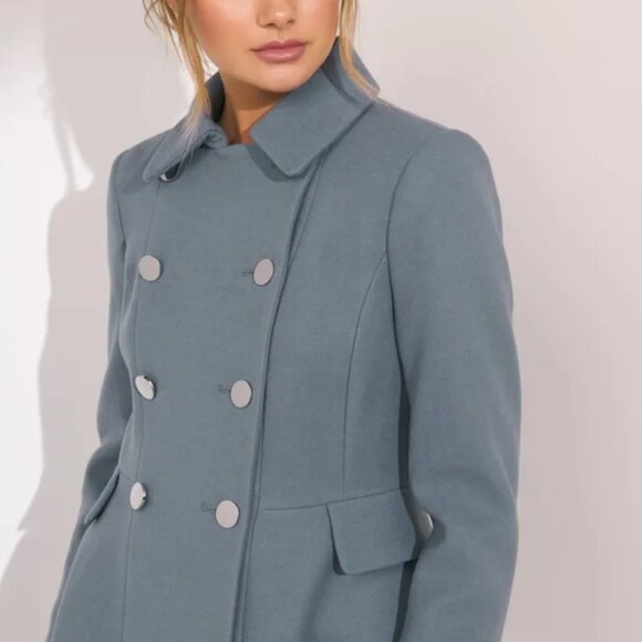 Ever New Louise fit and flare coat - Size 2 - Picture 2 of 4